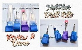 NatPlus Nail Drill Bit Set Review & Demo | 4 Pc Nail Drill Set | PrettyThingsRock