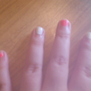 Peachy Patriotic Nails