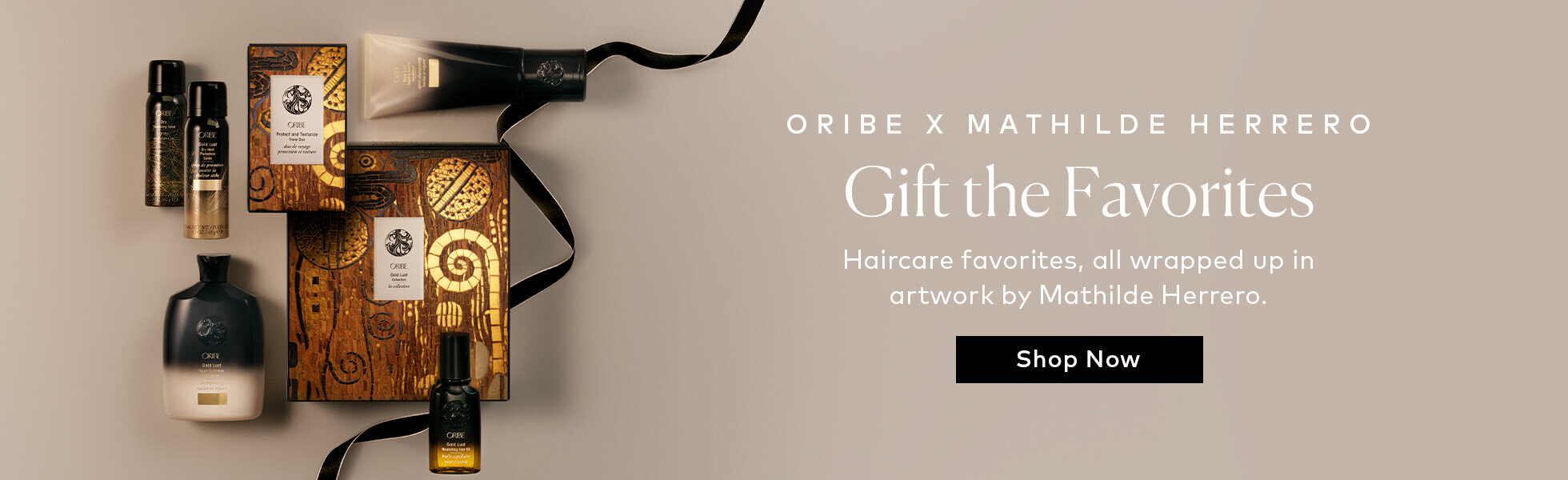 Shop limited edition holiday sets for hydration, shine, styling, and travel, wrapped in artwork by Mathilde Herrero. Shop the 2026 Oribe Holiday Collection on Beautylish.com
