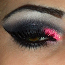 Smokey with a pop of pink