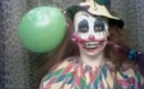 halloween make up effed up clown