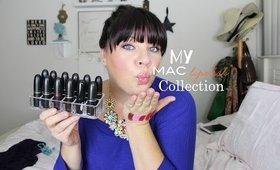 ♡♡♡ My MAC lipstick collection!!! ♡♡♡