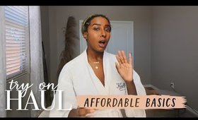 AFFORDABLE FALL BASICS TRY ON HAUL