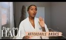 AFFORDABLE FALL BASICS TRY ON HAUL