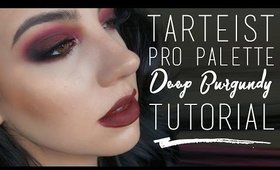 Tarteist Pro Palette Tutorial | Deep Burgundy | QuinnFace