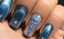 Christian Dior Nails- easy nail designs for long nails- nail design nail art tutorial- home
