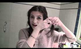 No Heat HairStyles #1 Braid with a "Twist"