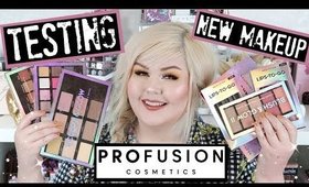 TESTING PROFUSION COSMETICS | New Makeup At Target