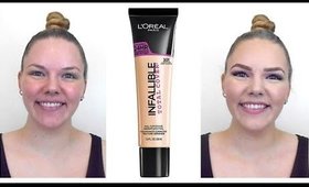 First Impression & Follow Up: L'Oreal Infallible Total Cover Foundation