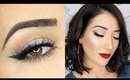 Blue Ombre Eyeliner & Red Lips Makeup Tutorial | The Estee Edit Inside Track Eye Kajal