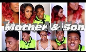 Mother & Son Tag: Teenage Edition featuring Da'Vion Kidd Jackson.                GRWM Kinda!!!