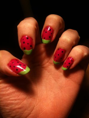 Watermelon Nails <3