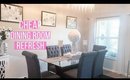 Cheap dining room refresh and decorating ideas