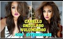 Cabello ONDULADO voluminoso con EXTENSIONES / WAVY bombshell hairstyle | auroramakeup