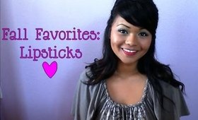 Fall Favorites: Lipsticks for Day & Night