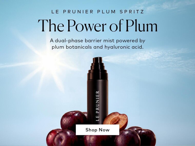 New from Le Prunier: Plum Spritz, a calming, facial mist loaded with hydrating ingredients, suitable for all skin types, and leaves skin looking radiant. Shop it on Beautylish.com