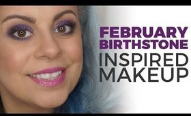 Amethyst Inspired Makeup Look | February Birthstone