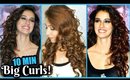 How To Get BIG VOLUMINOUS CURLS In 10 Min!│Disha Patani Baaghi 2 Hairstyle Tutorial HIGHLY REQUESTED