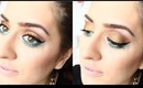 Pop Of Green Makeup Tutorial | Laura Black