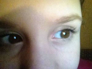 My eyes change colors, but today they are quite green, so I thought I might post a pic. :) 