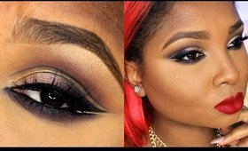 Negative Space Cut Crease Tutorial - Double cut crease ~ Queen Rozenblad