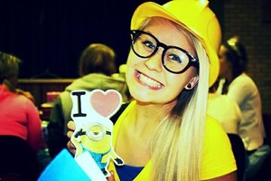 I was a minion for a Halloween day at school! It seemed creative at the time ;)