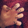 Cheetah Print Stiletto Nails