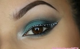 Funky Speckled Eye Makeup | ChristineMUA
