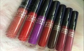 Make Up For Ever NEW Shades| Liquid Lipsticks