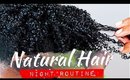 Natural Hair NIGHT TIME ROUTINE for Lasting CURLS | GROW LONG HEALTHY HAIR AT NIGHT | Shlinda1