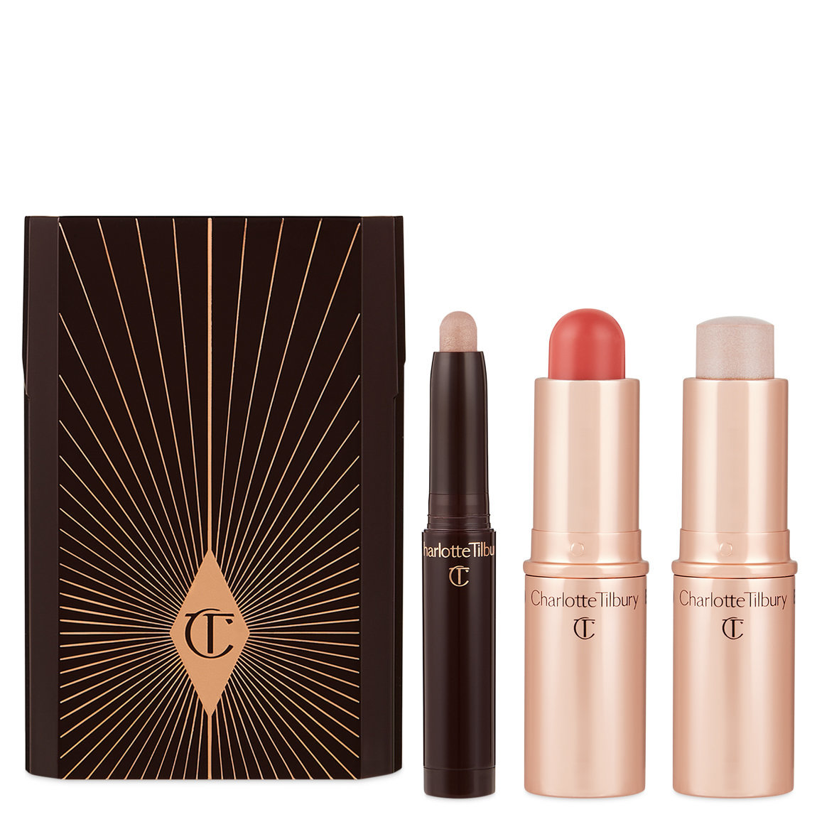 メイクセット Charlotte tilbury など Pillow Talk Dreams Come True: Full Size Pink Makeup Gift Vault