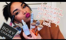February Boxycharm Unboxing & Makeup Look ll Bewareitscoco