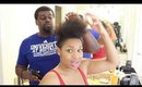 Vlog | Hubby Does The Big Chop on My Hair - Natural Hair