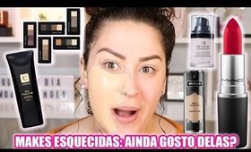 MAQUIAGEM COM PRODUTOS PERDIDOS NO ABISMO DAS MAKES! Duda Fernandes