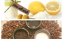 DIY Body Scrubs: Coffee Body Scrub & Lemon Sea Salt Scrub