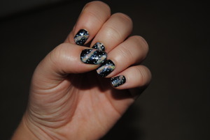 Galaxy-nails. I've got a lot of nice comments on this when I had it. So try it! 

Inspired by Cutepolish. 
http://www.youtube.com/user/cutepolish#p/u/15/3EMgt4_jW5U