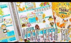 Plan with Me | Thanksgiving