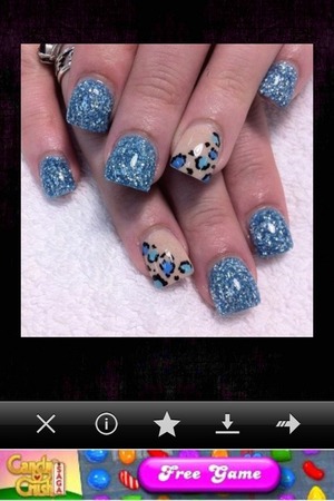 Pretty cheetah and well done nails!