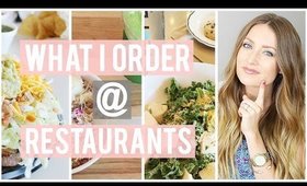 What I Eat @ Restaurants! (food ideas) | Kendra Atkins