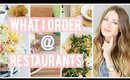What I Eat @ Restaurants! (food ideas) | Kendra Atkins