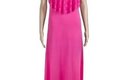 Long Pink Maxi Dress Try on and Pink and White Peep Toe Heels