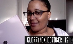 USA GLOSSYBOX UNBOXING!! (October 2012)