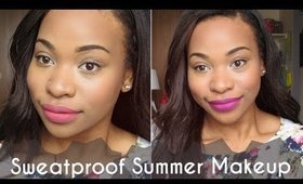 Sweatproof Summer Makeup! + 2 Lip Options