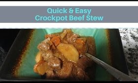 Crockpot Beef Stew Recipe