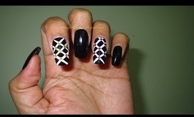 GNbL- Criss Cross Nail Art