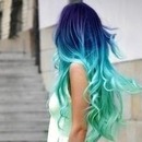 blue hair