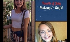 Fourth of July Makeup & Outfit