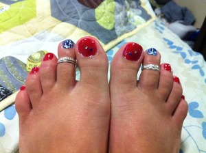 July 4th Toes!!!