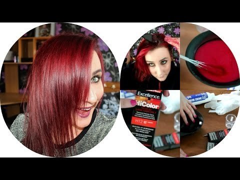 Beauty video by Fitz N. - L'Oreal Excel Hicolor Deep Auburn Red http:/...