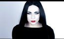 Morticia Addams Makeup Transformation (Halloween Series)